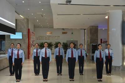 以賽促干！坊子區政務服務大廳舉辦文明服務禮儀“大比武”